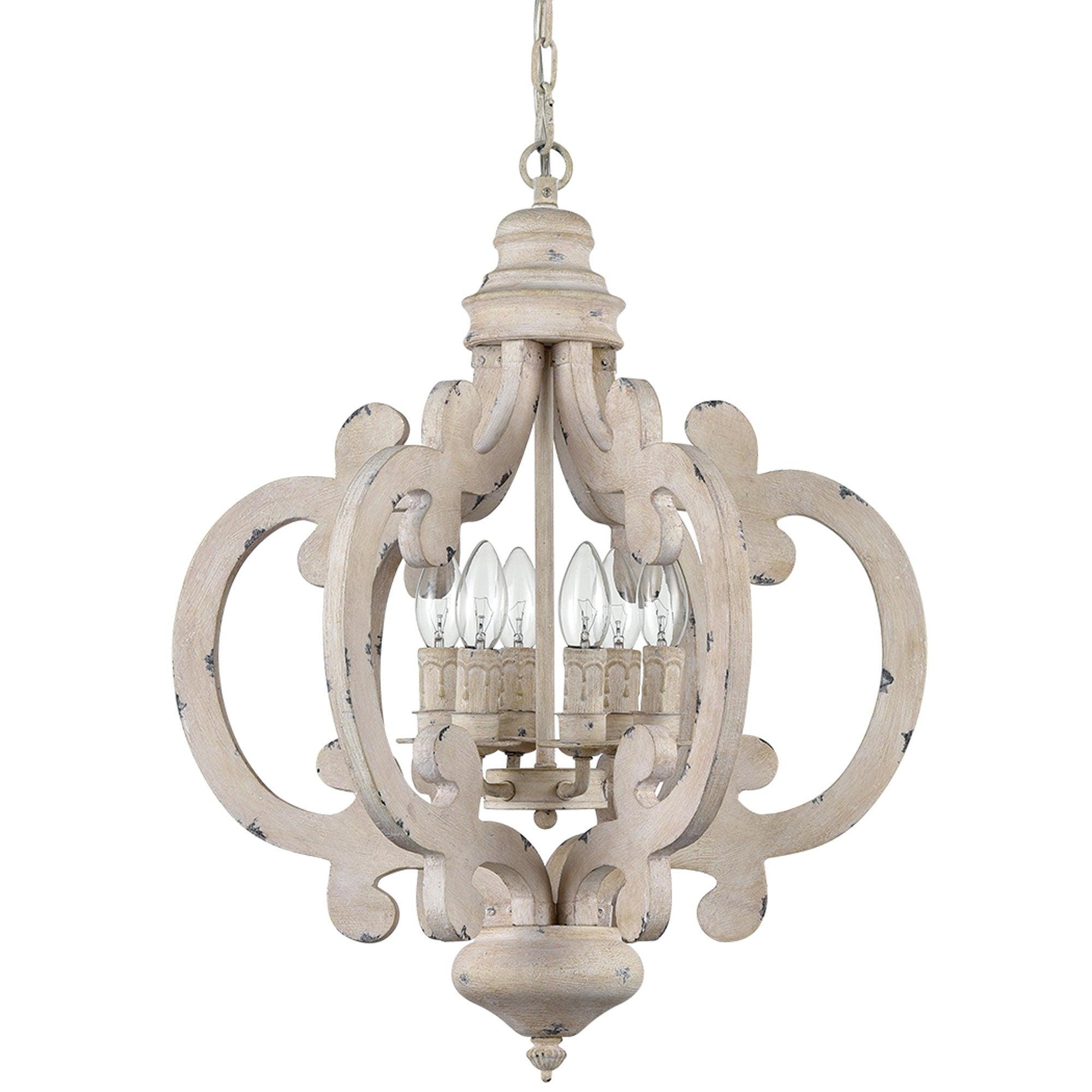 Antique White Style Chandelier - Letslighting