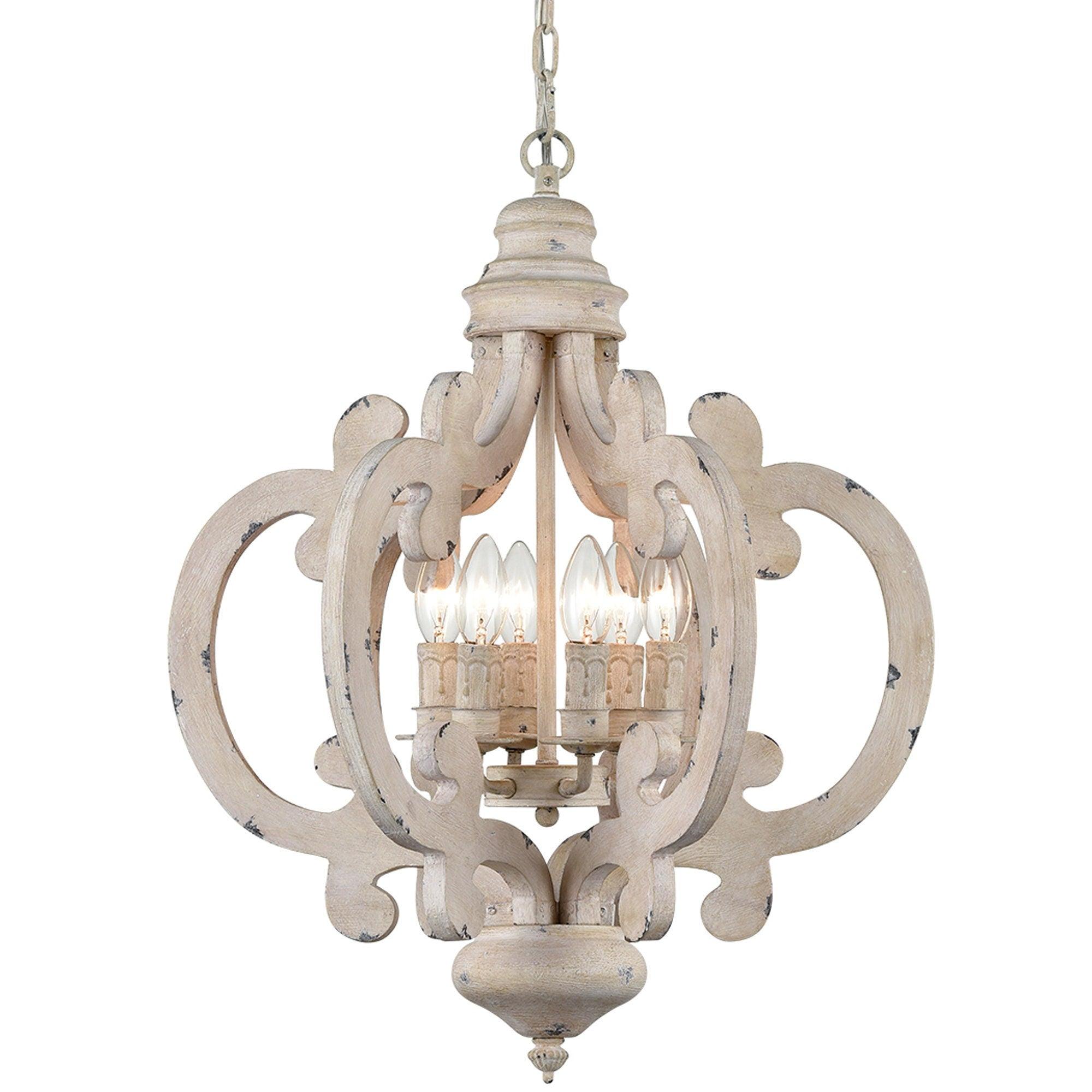Antique White Style Chandelier - Letslighting