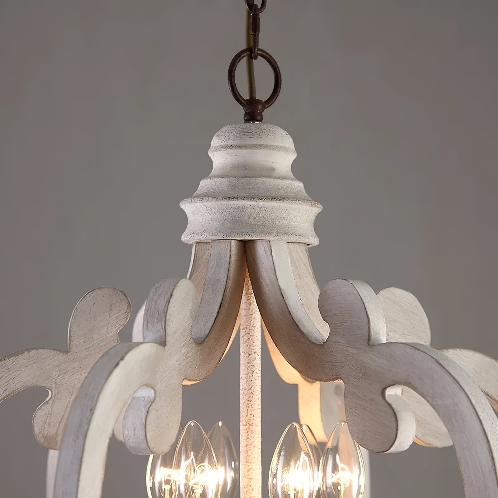 Antique White Style Chandelier - Letslighting