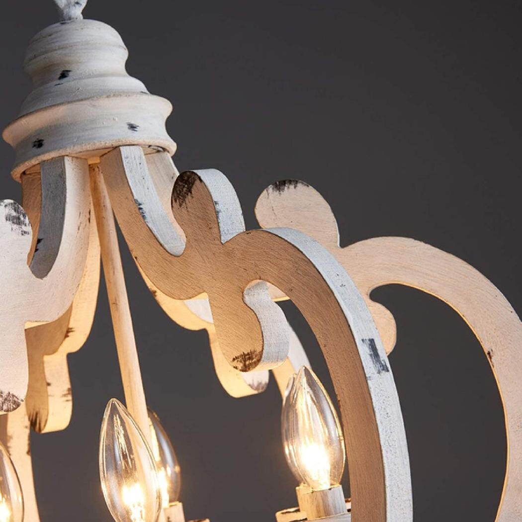Antique White Style Chandelier - Letslighting