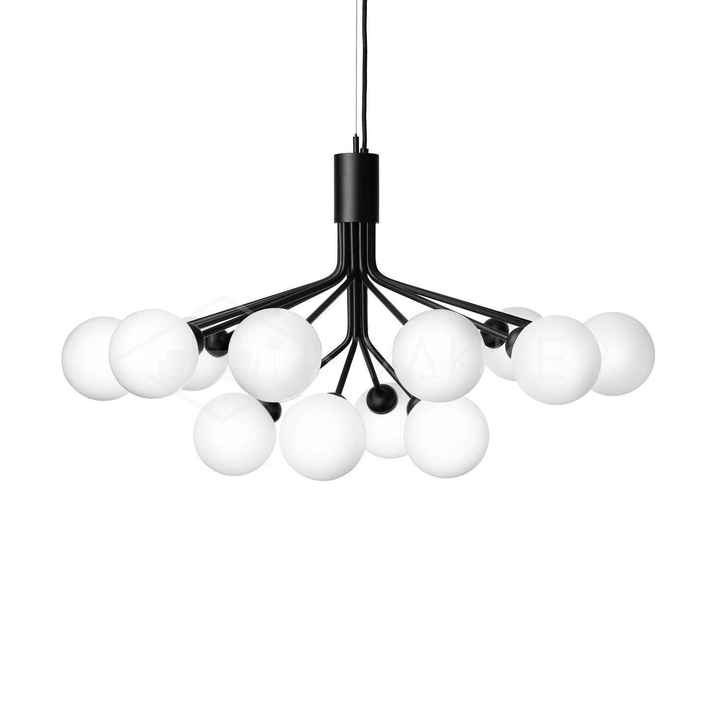 Glass Sphere Cluster Chandelier - Letslighting