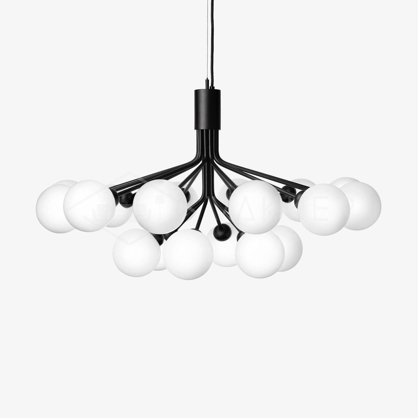 Glass Sphere Cluster Chandelier - Letslighting