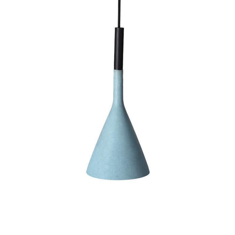 Conical Concrete Pendant Light - Letslighting