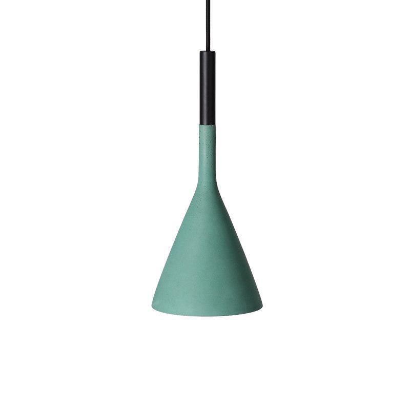 Conical Concrete Pendant Light - Letslighting