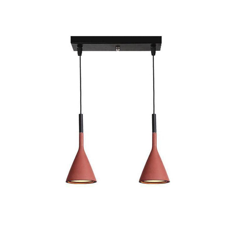 Conical Concrete Pendant Light - Letslighting