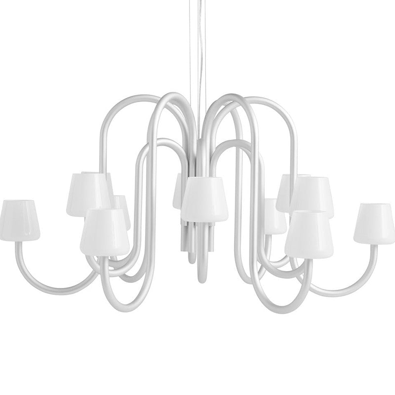 Ostruvyn Modern Premium Glass Chandelier - Lamp Copper