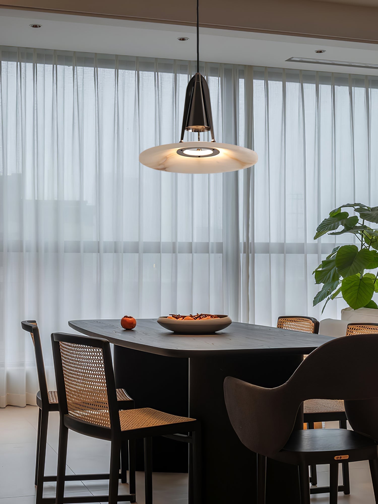 Zothayra Conical Metal Pendant Light - Letslighting