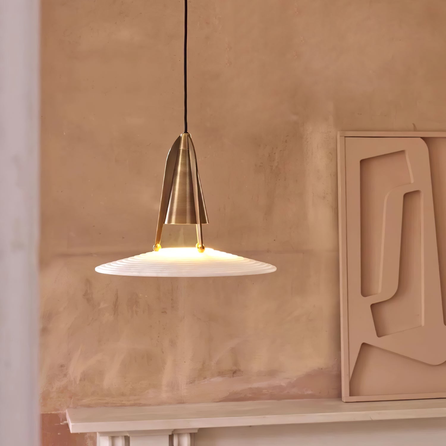 Zothayra Conical Metal Pendant Light - Letslighting