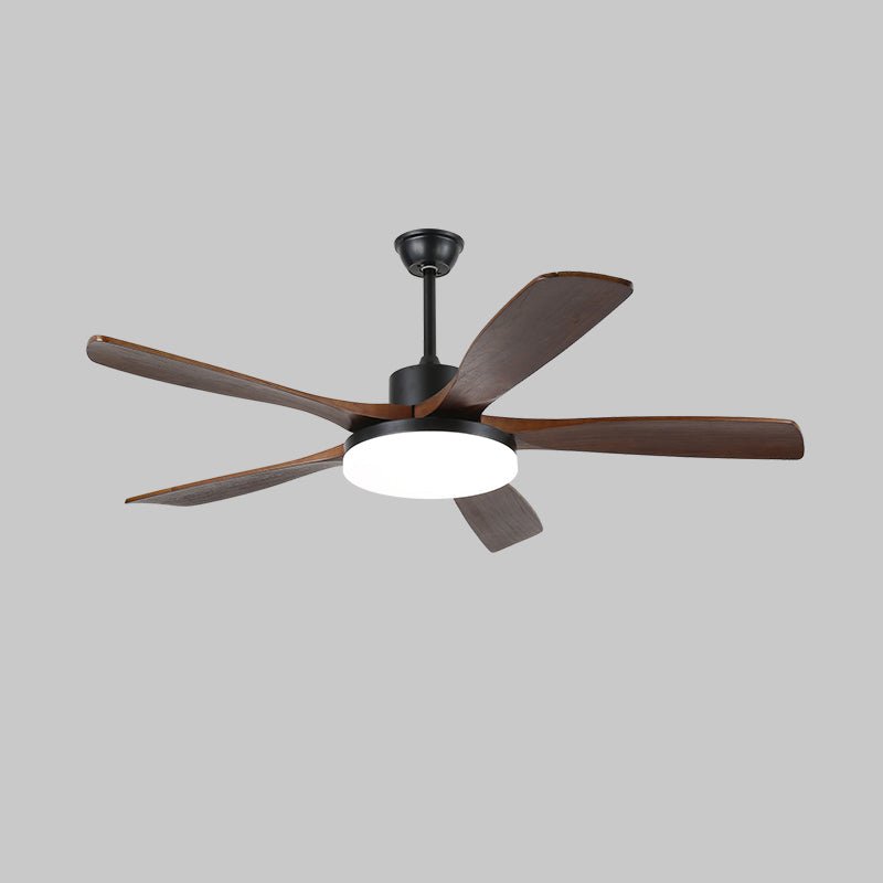 Ventilador de Techo con Luz Minimalista de Madera Arysen