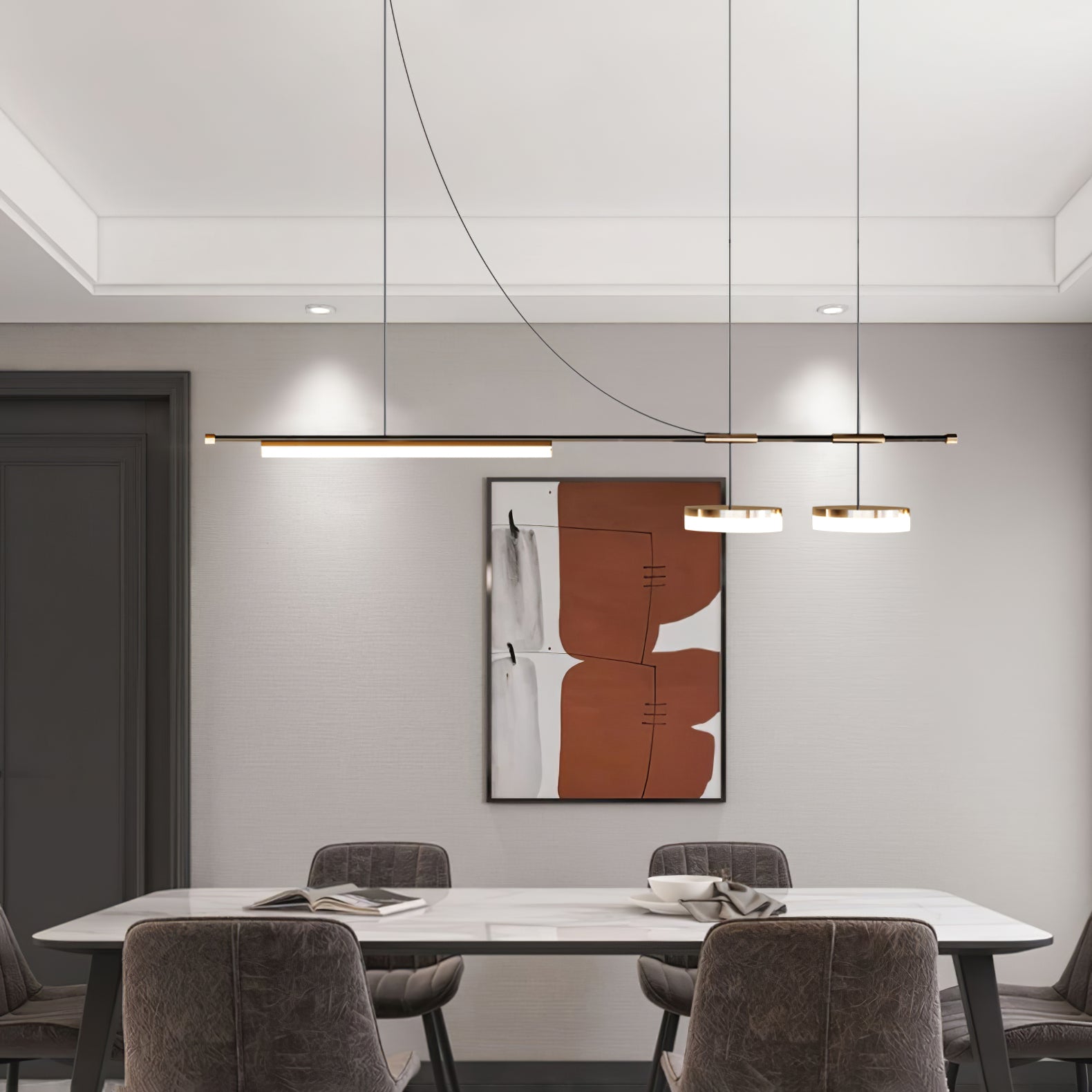 Arc Horizon Island Pendant Light - Letslighting