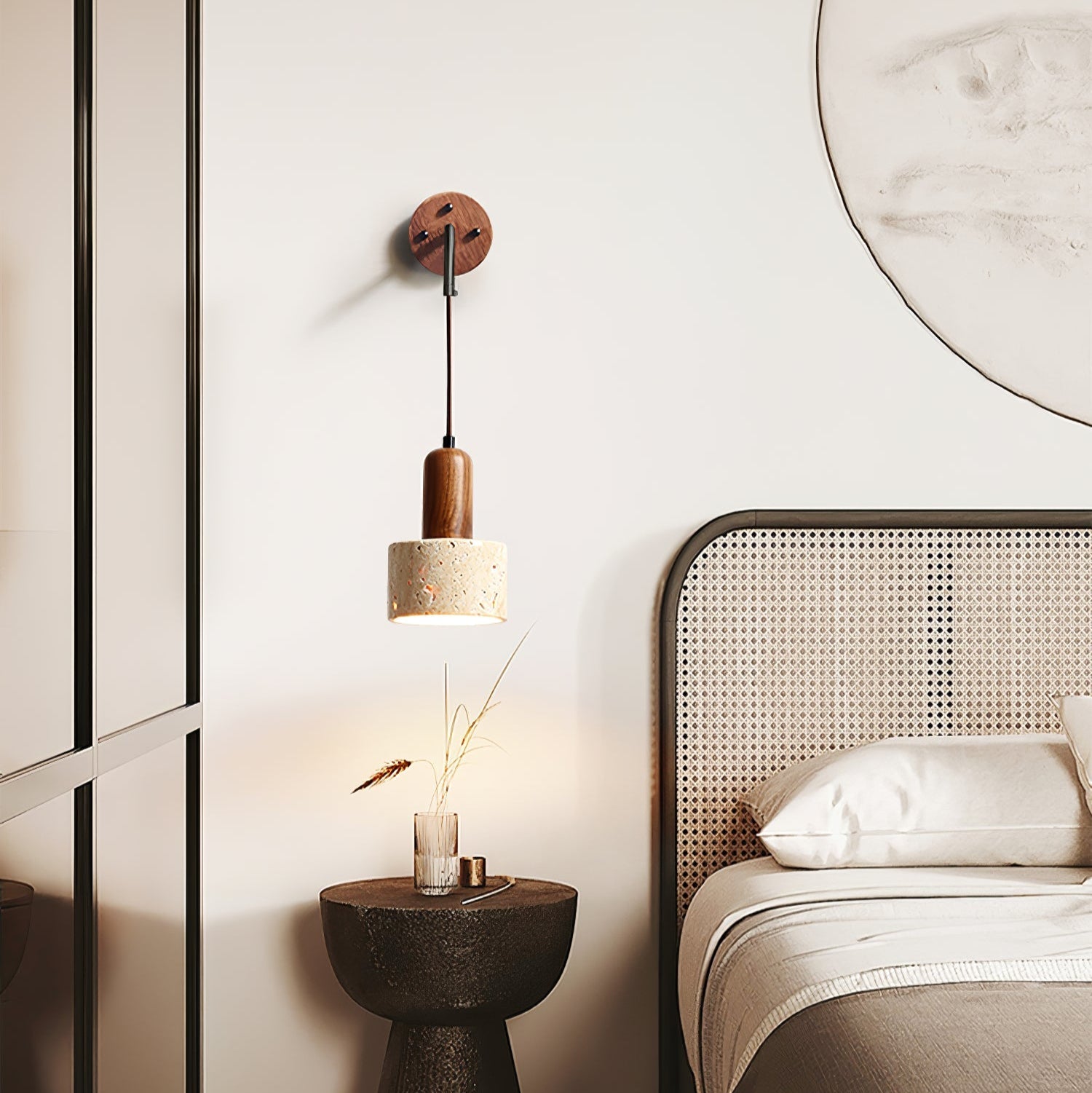 Alcarion Travertine Wall Light - Letslighting