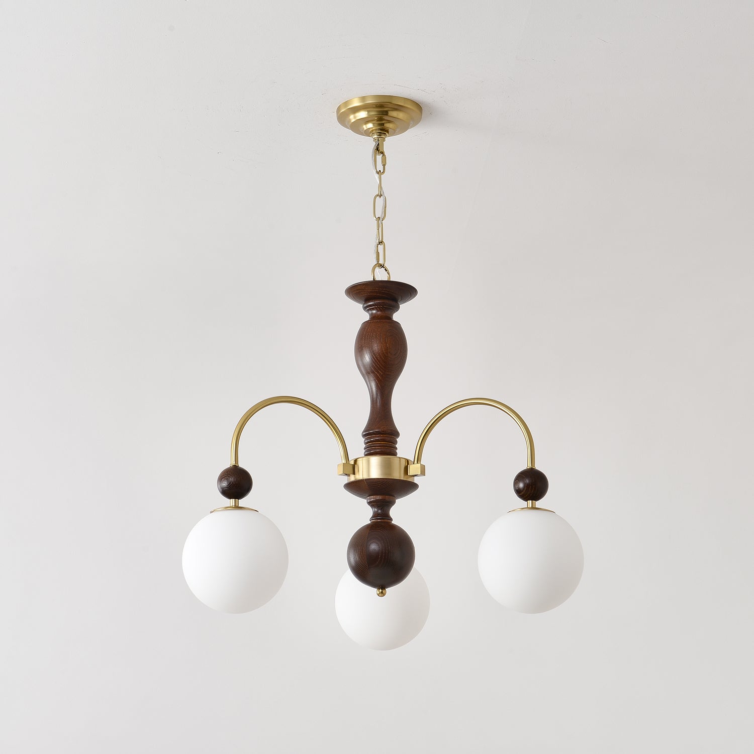 Archway Walnut Color Chandelier - Letslighting