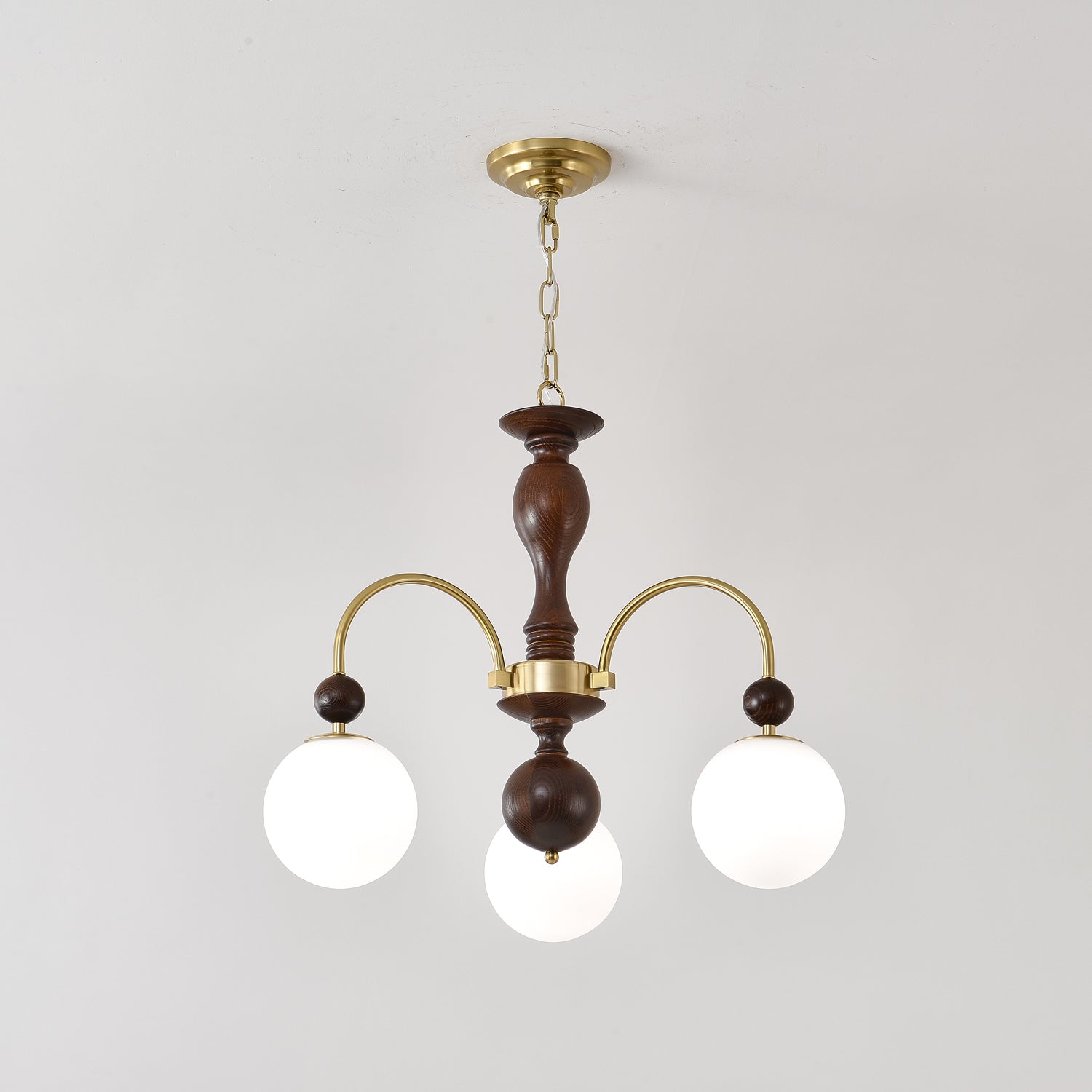 Archway Walnut Color Chandelier - Letslighting