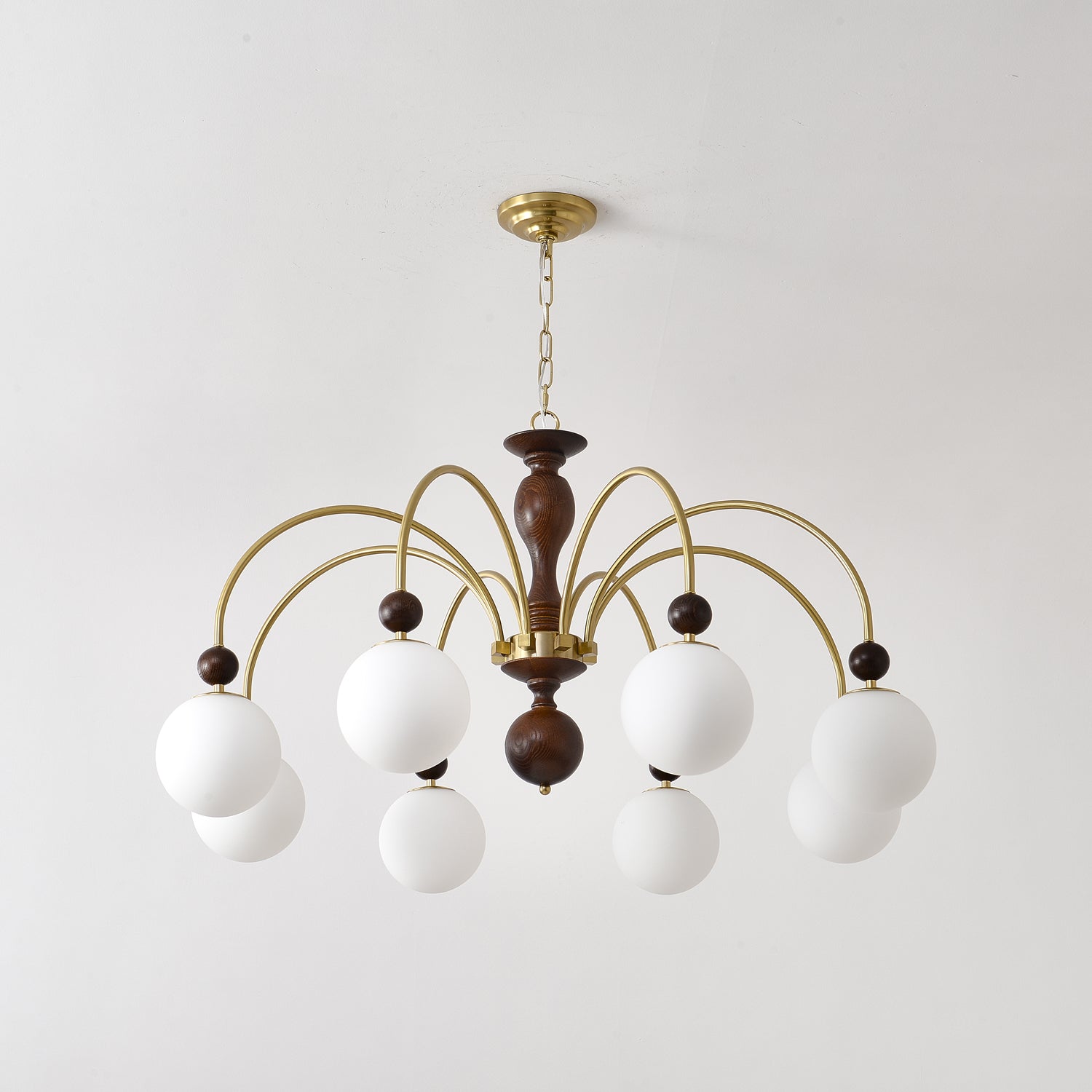 Archway Walnut Color Chandelier - Letslighting