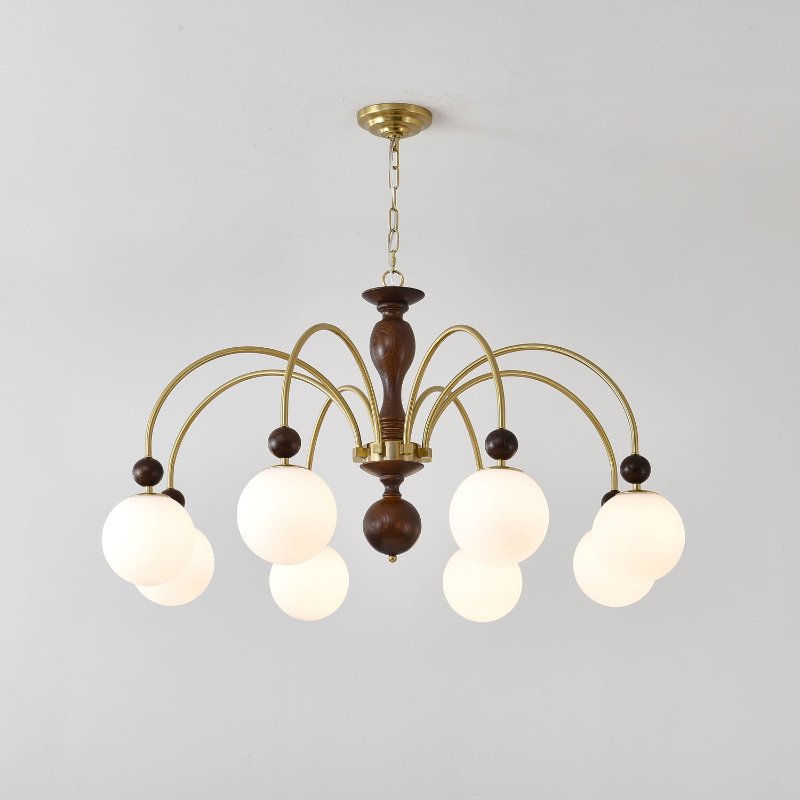 Archway Walnut Color Chandelier - Letslighting