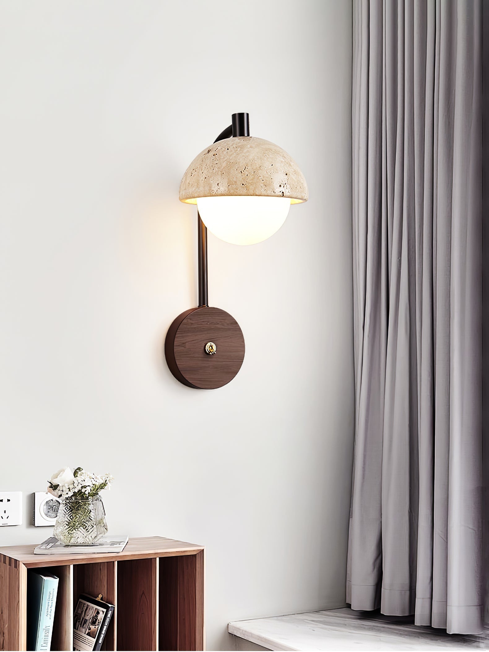 Arlo Travertine Wall Light - Letslighting