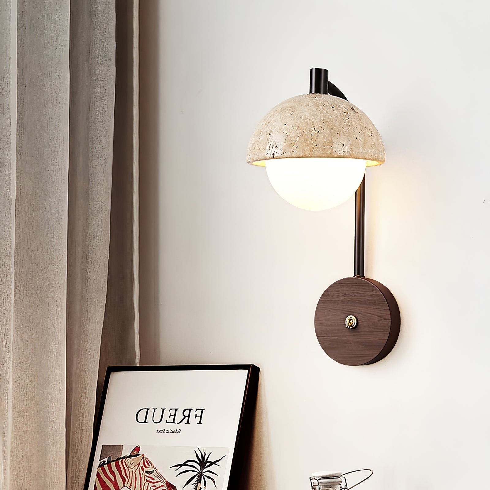 Arlo Travertine Wall Light - Letslighting