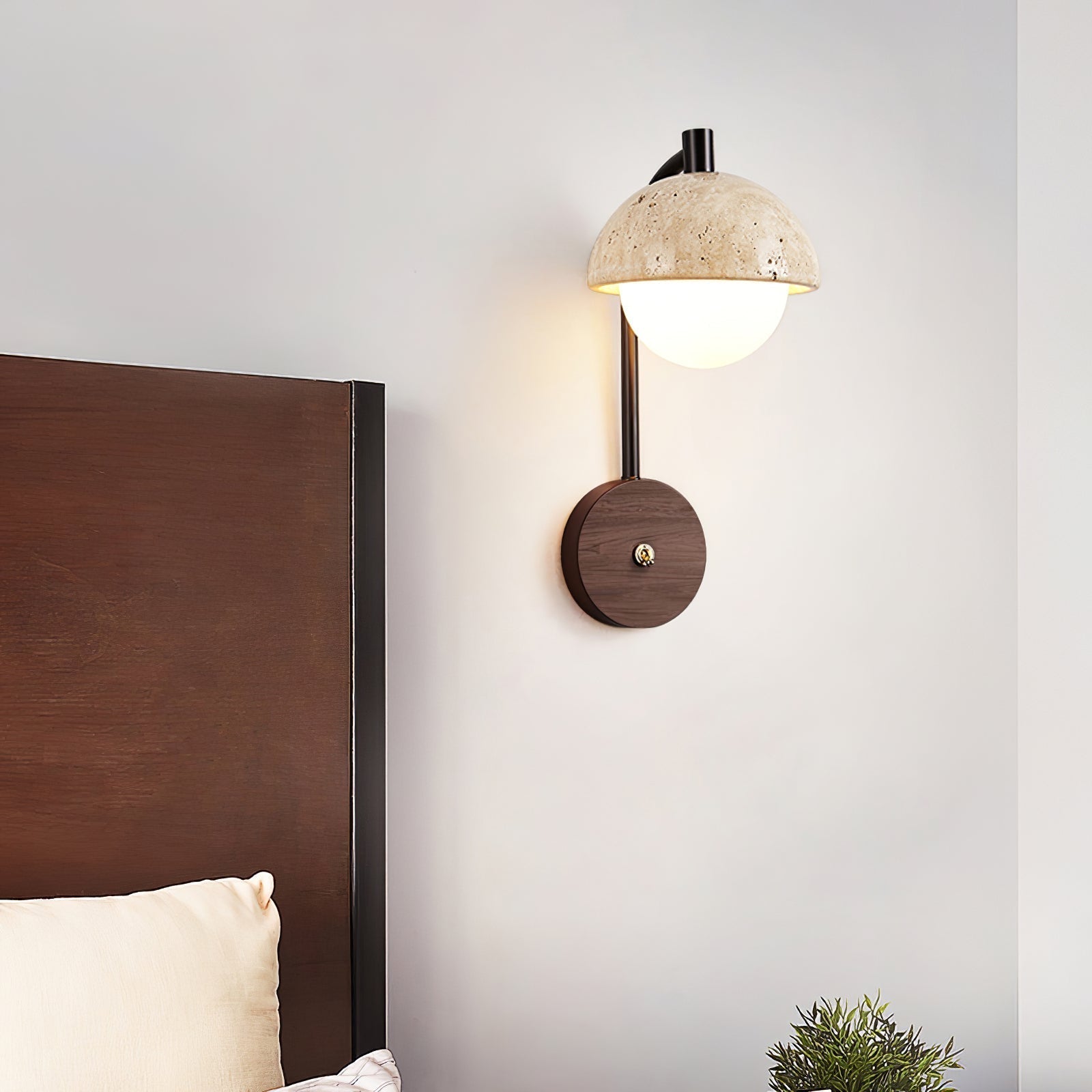Arlo Travertine Wall Light - Letslighting