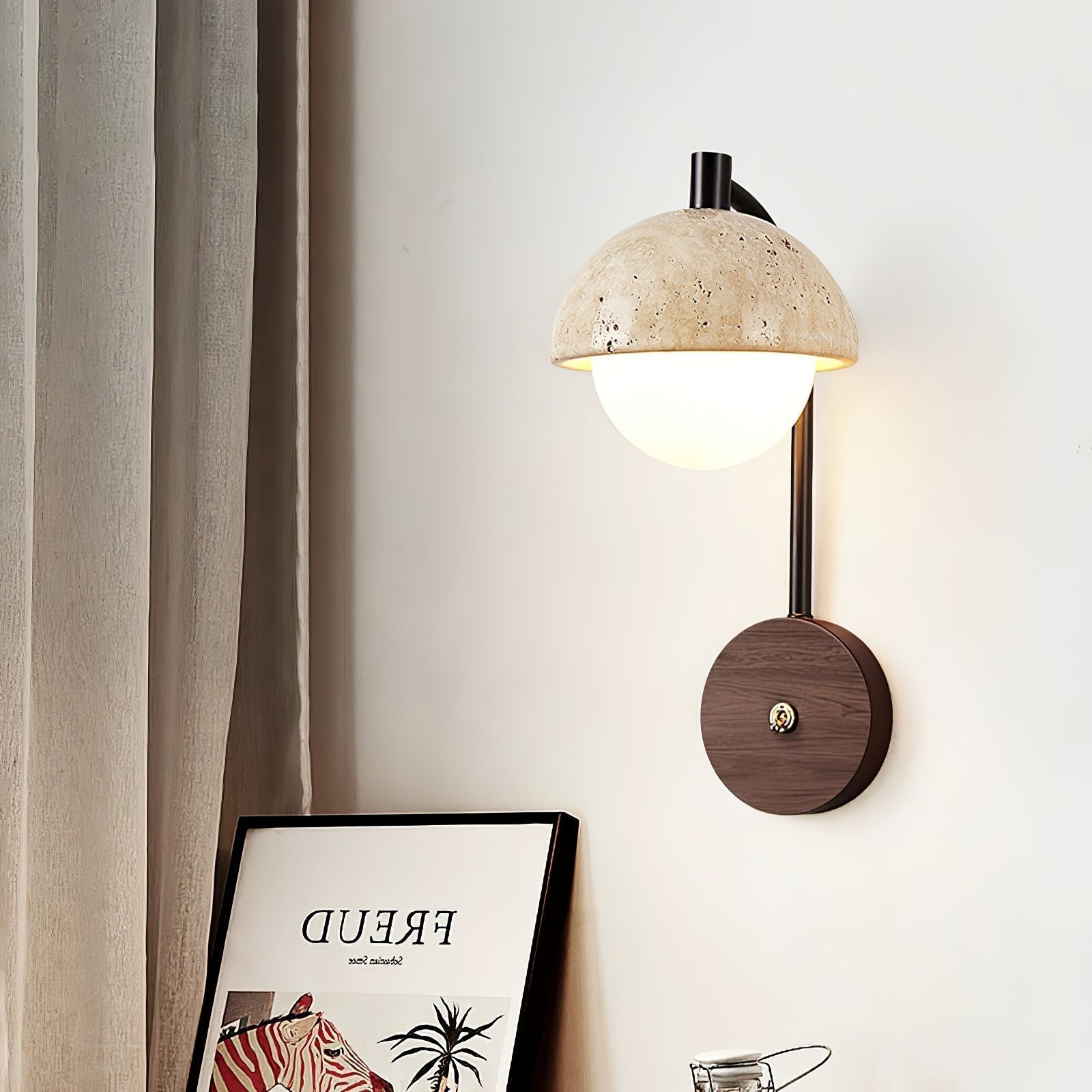 Arlo Travertine Wall Light - Letslighting