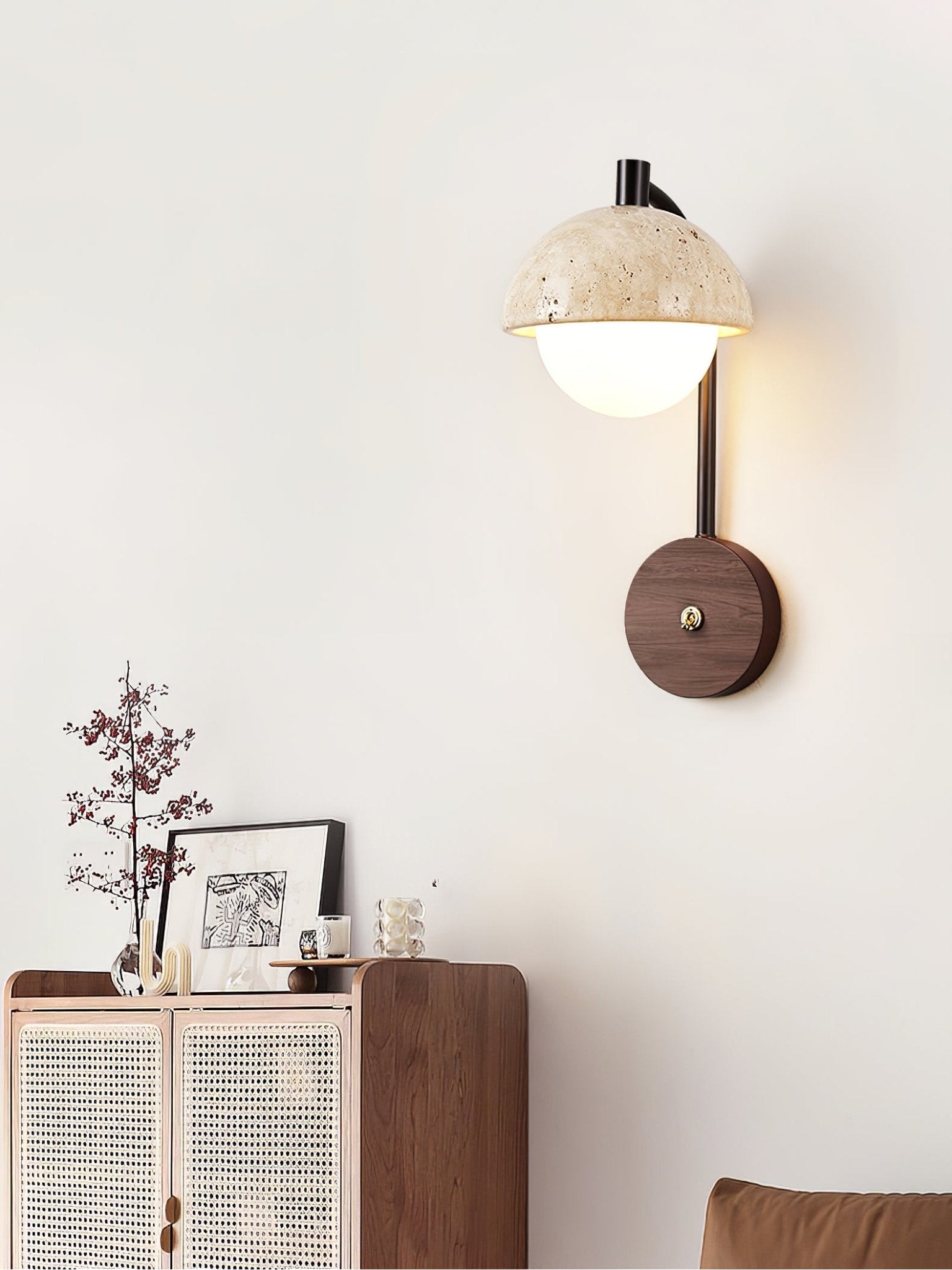 Arlo Travertine Wall Light - Letslighting