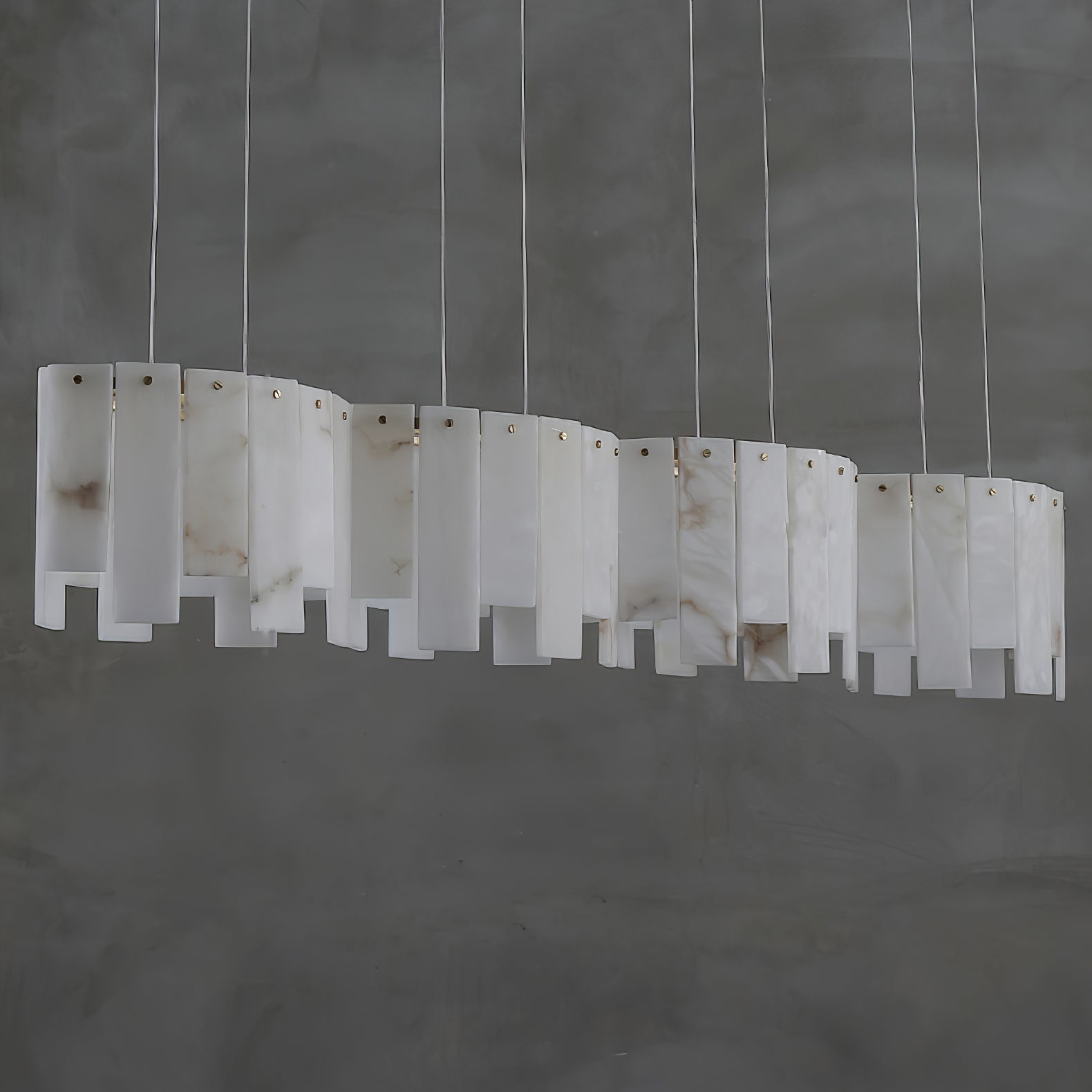 Cavelan Cluster Alabaster Pendant Light - Letslighting