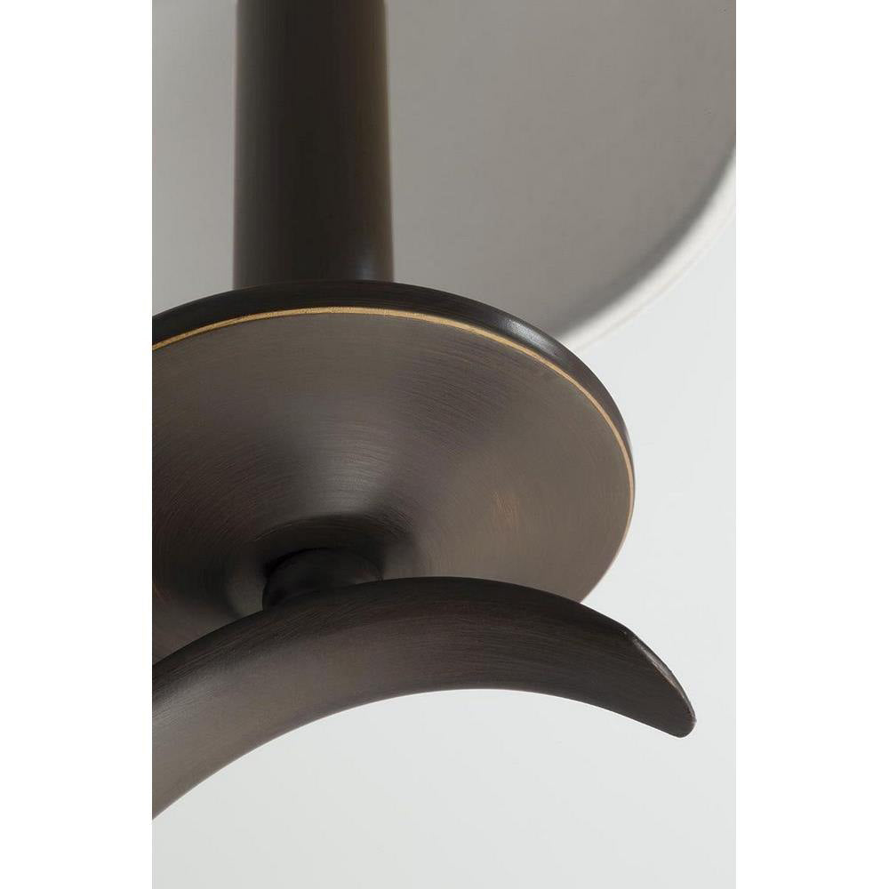 Vatnuvys Traditional Premium Brass Fabric Metal Chandelier - Lamp Copper
