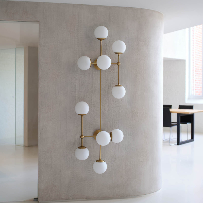 Ulfuvyo Modern Minimalist Glass Metal Wall Lamp - Lamp Copper