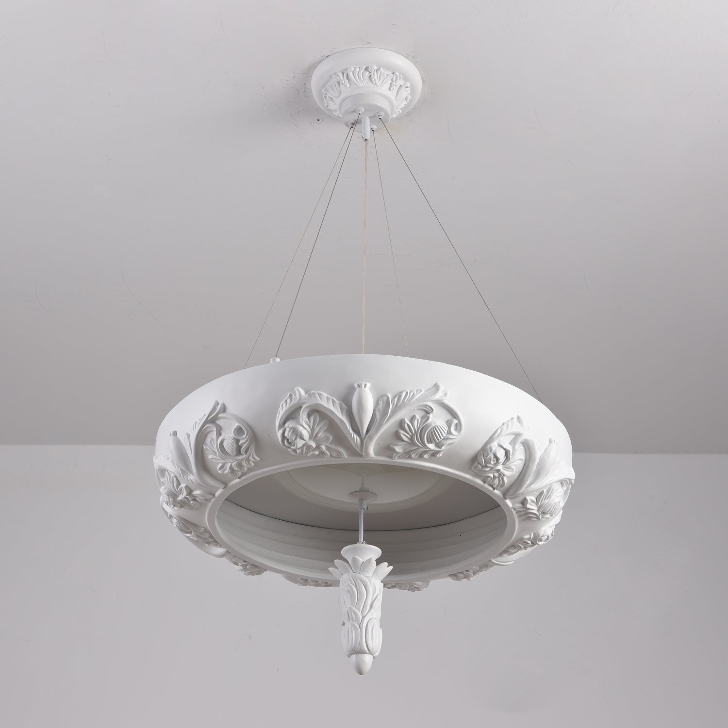 Rococo Plaster Pendant Chandelier - Letslighting