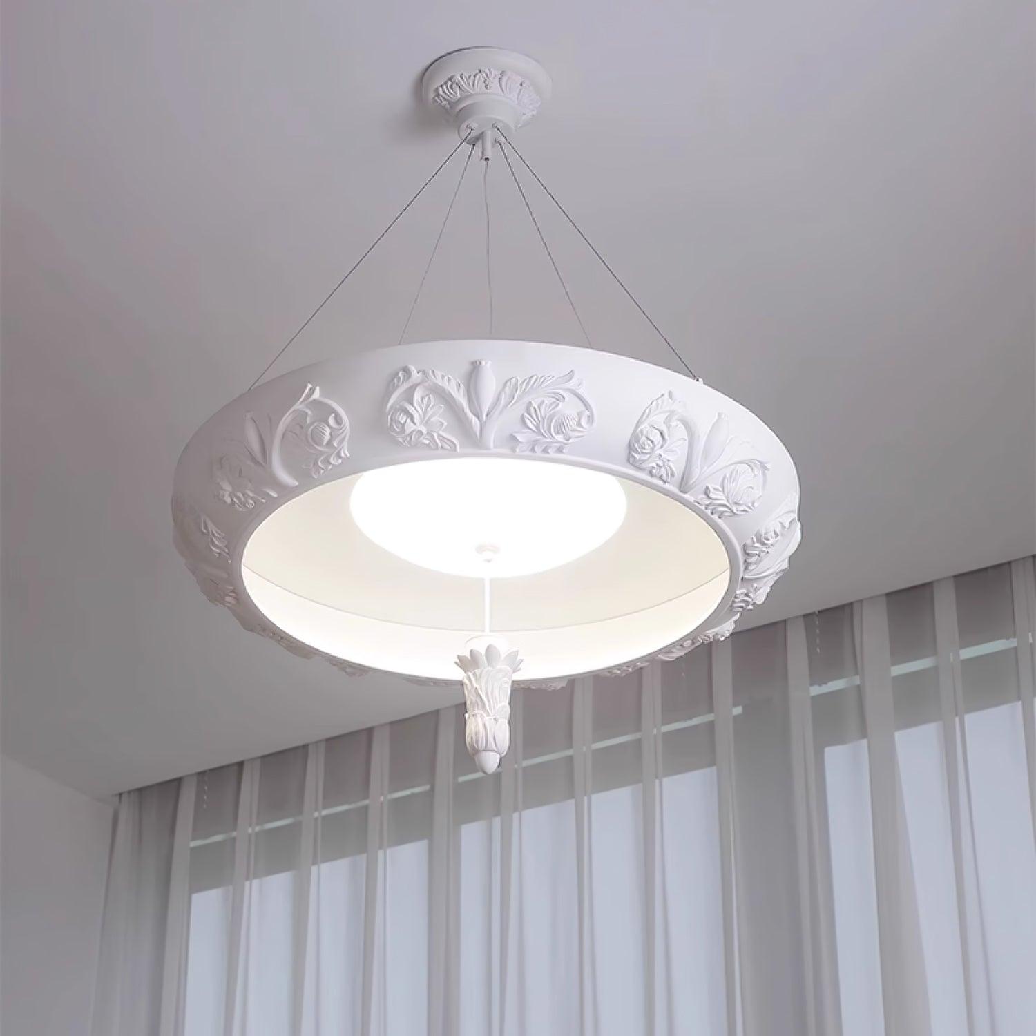 Rococo Plaster Pendant Chandelier - Letslighting