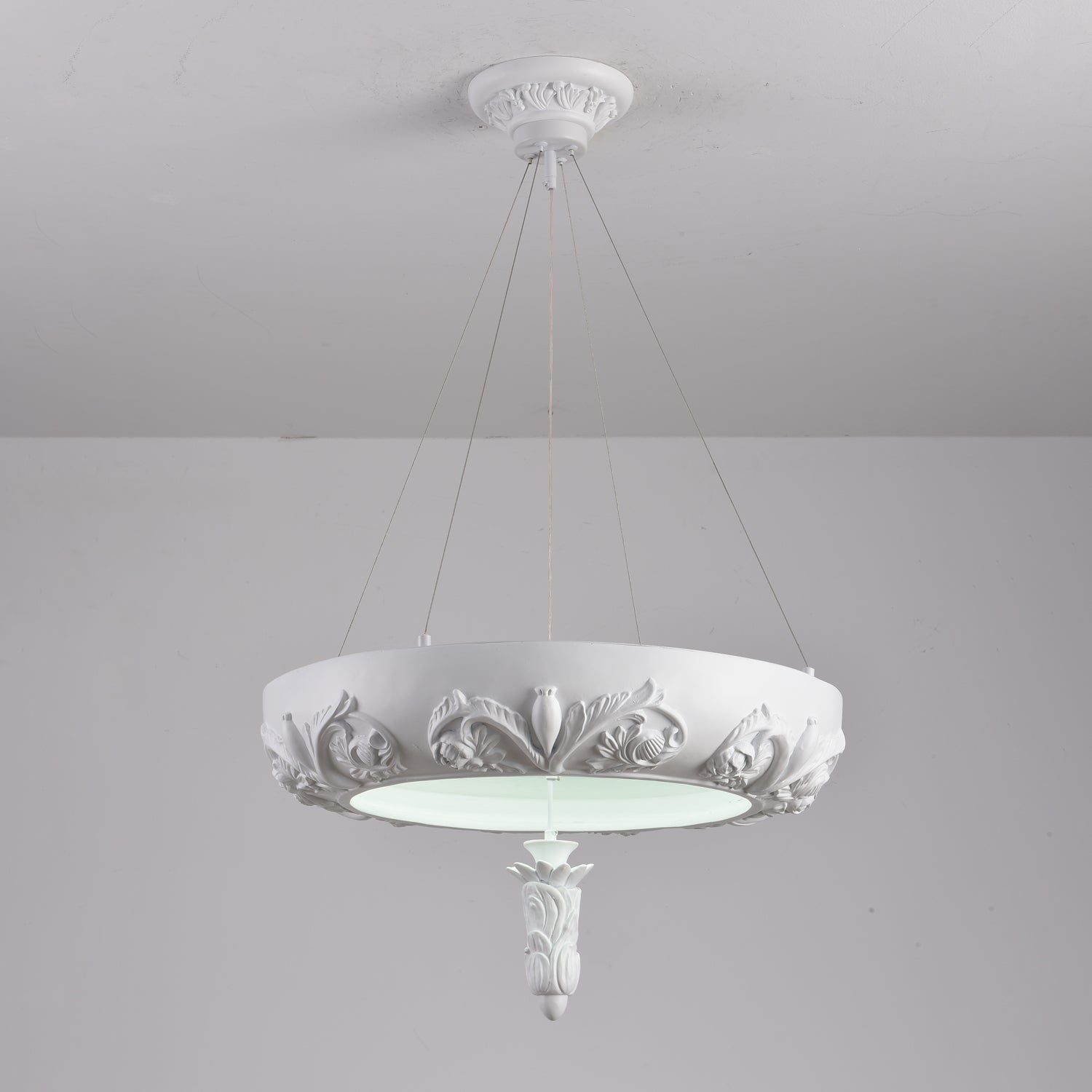Rococo Plaster Pendant Chandelier - Letslighting