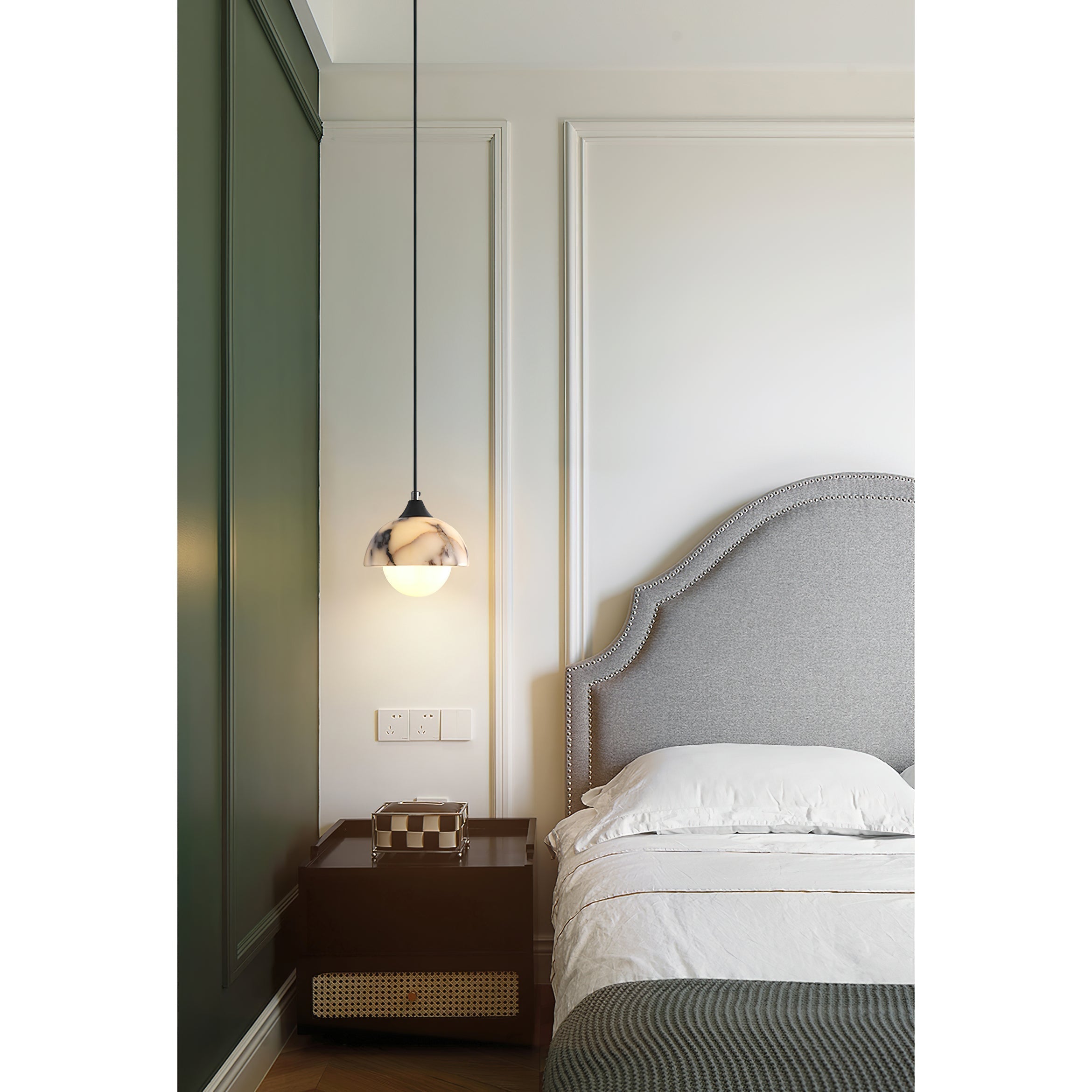 Yrvuvys Modern Minimalist Marble Pendant Lamp - Lamp Copper