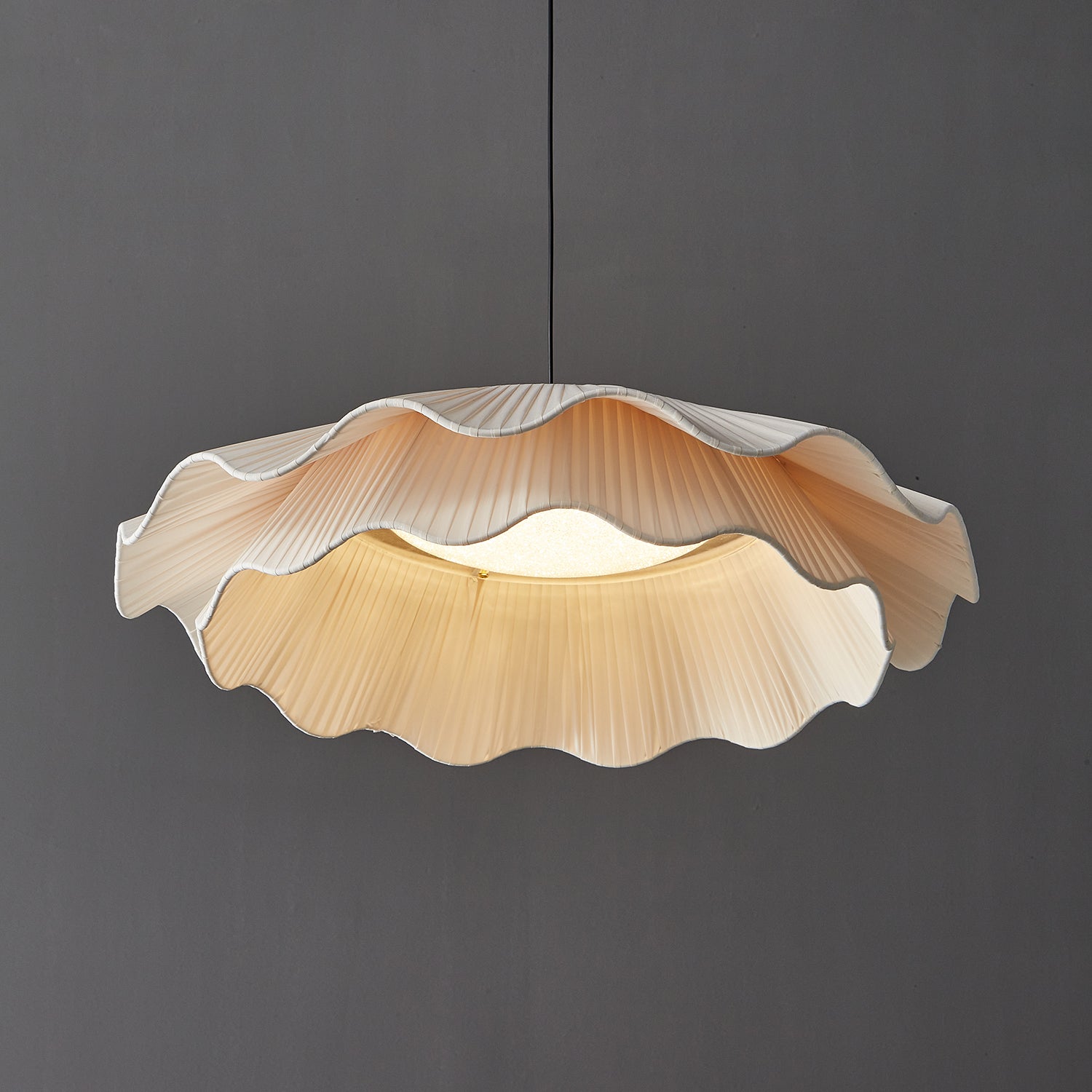 Arwen Fabric Wave Pendant Lamp - Letslighting