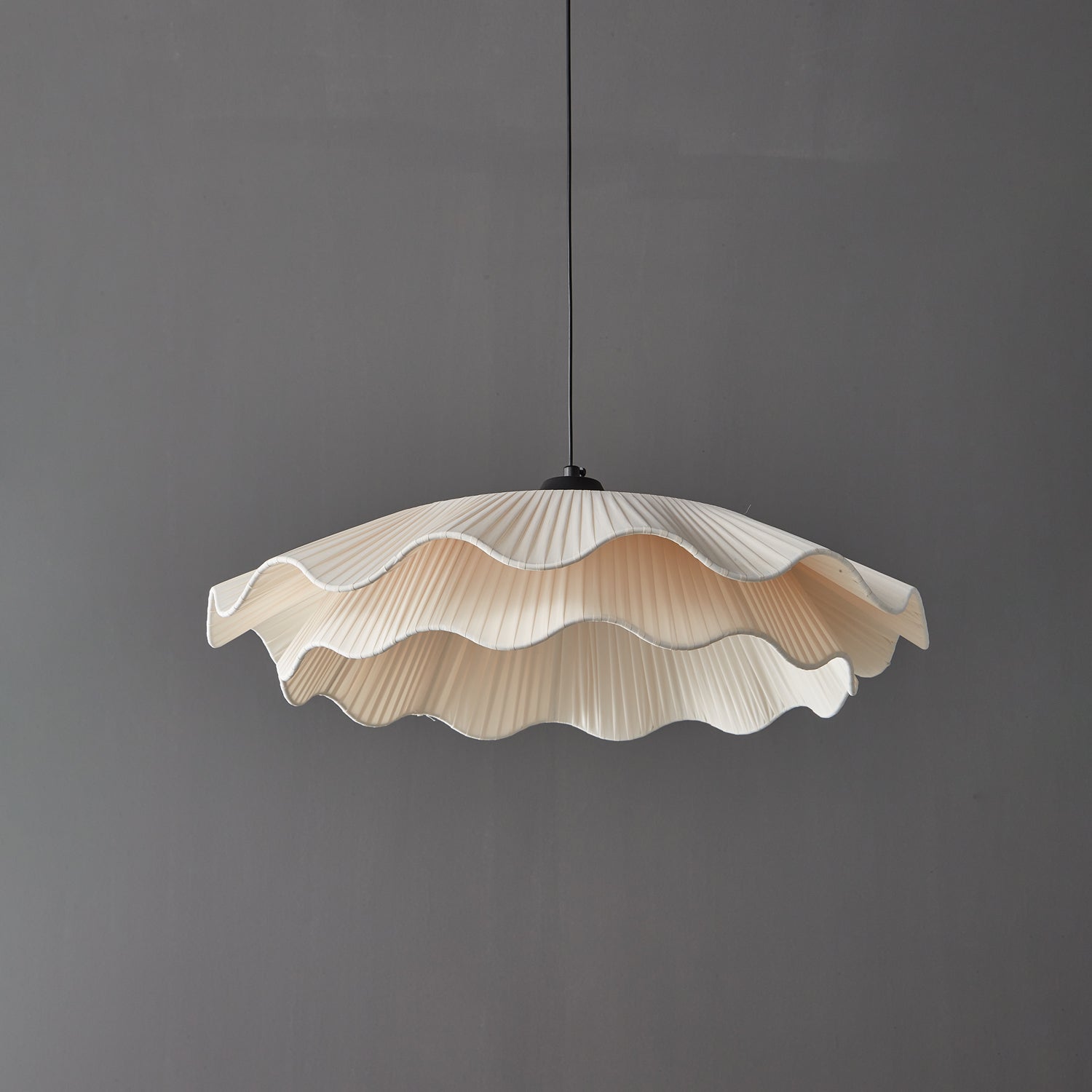 Arwen Fabric Wave Pendant Lamp - Letslighting