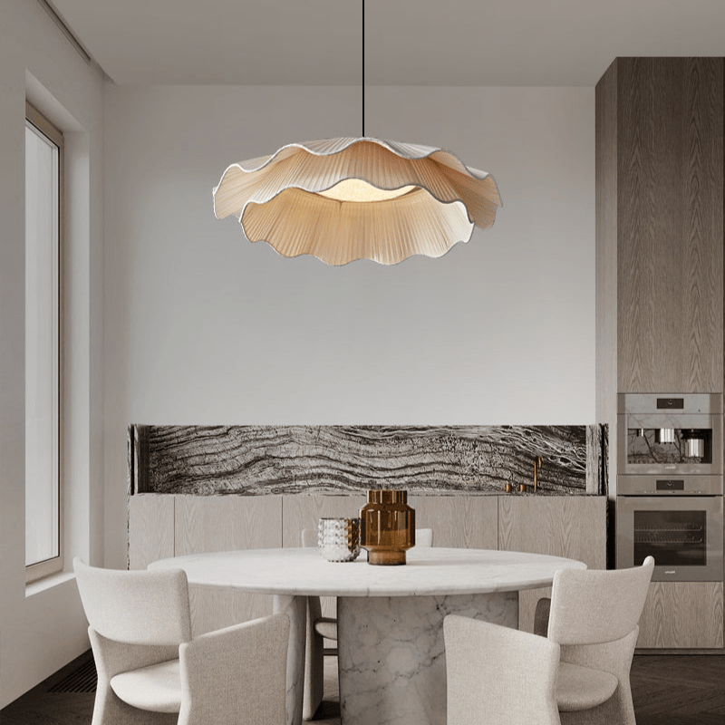 Arwen Fabric Wave Pendant Lamp - Letslighting