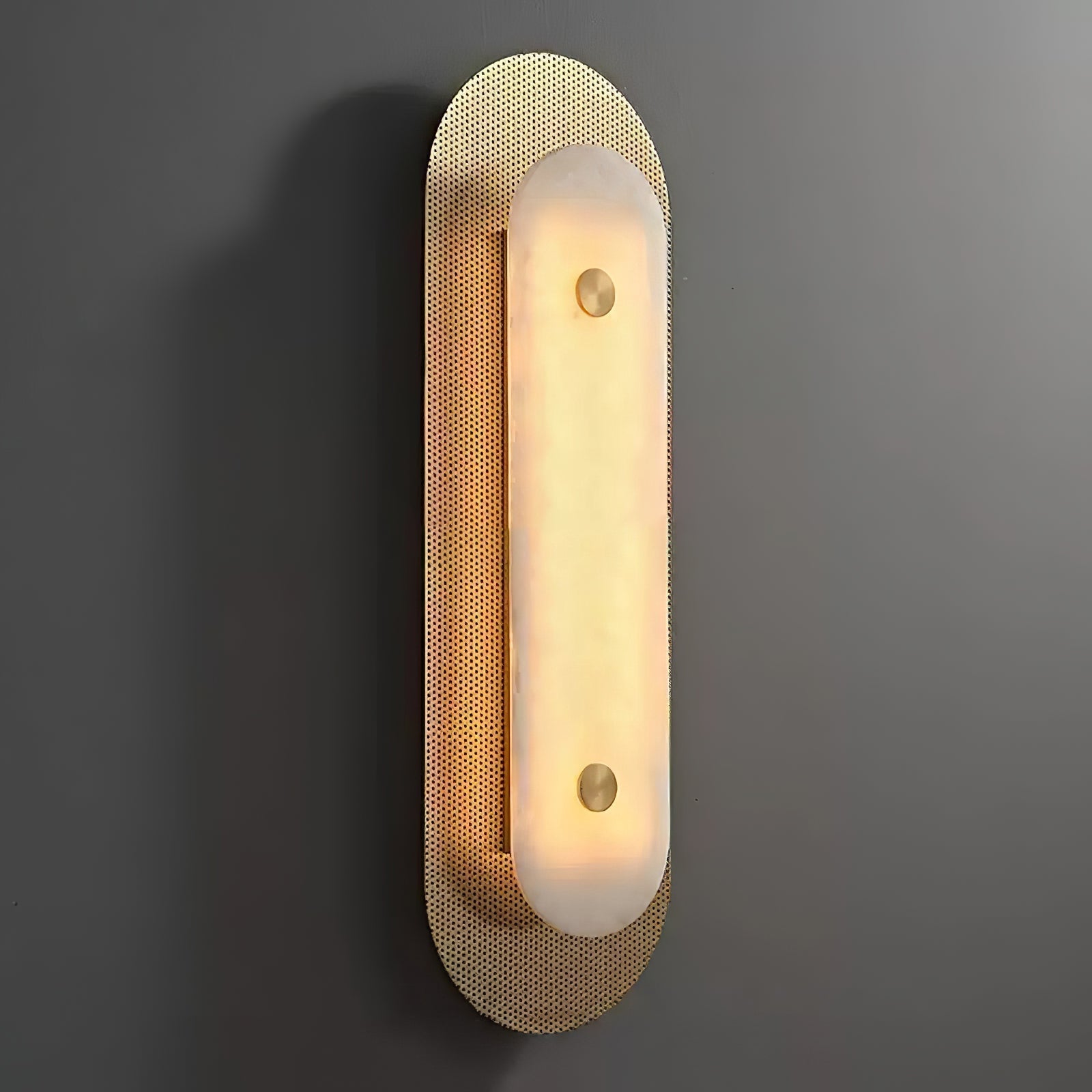 Celaeeth Oval Alabaster Wall Light - Letslighting