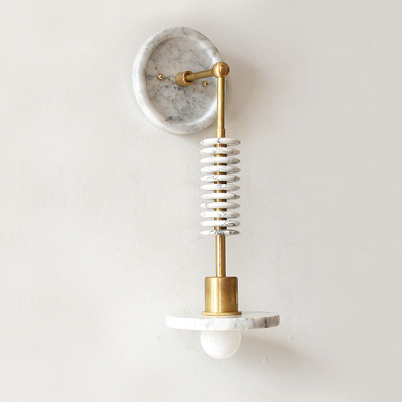 Aevuvys Elegance Unique Marble Wall Lamp - Lamp Copper