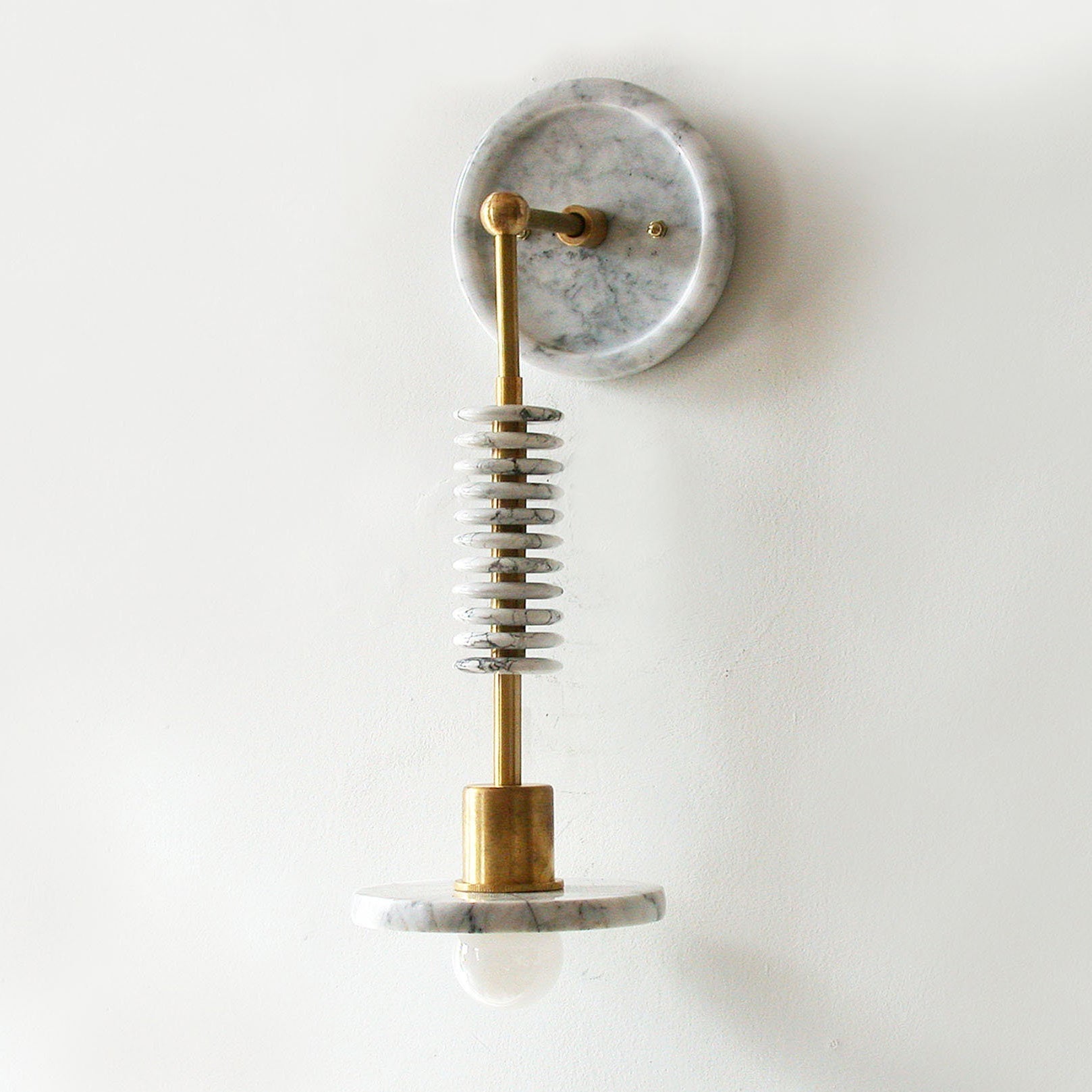 Aevuvys Elegance Unique Marble Wall Lamp - Lamp Copper