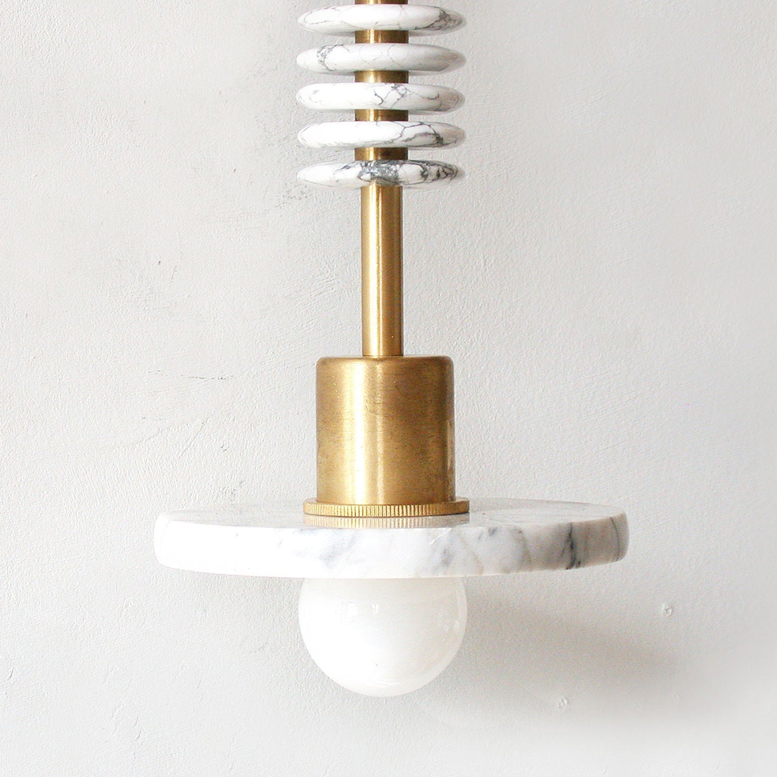 Aevuvys Elegance Unique Marble Wall Lamp - Lamp Copper