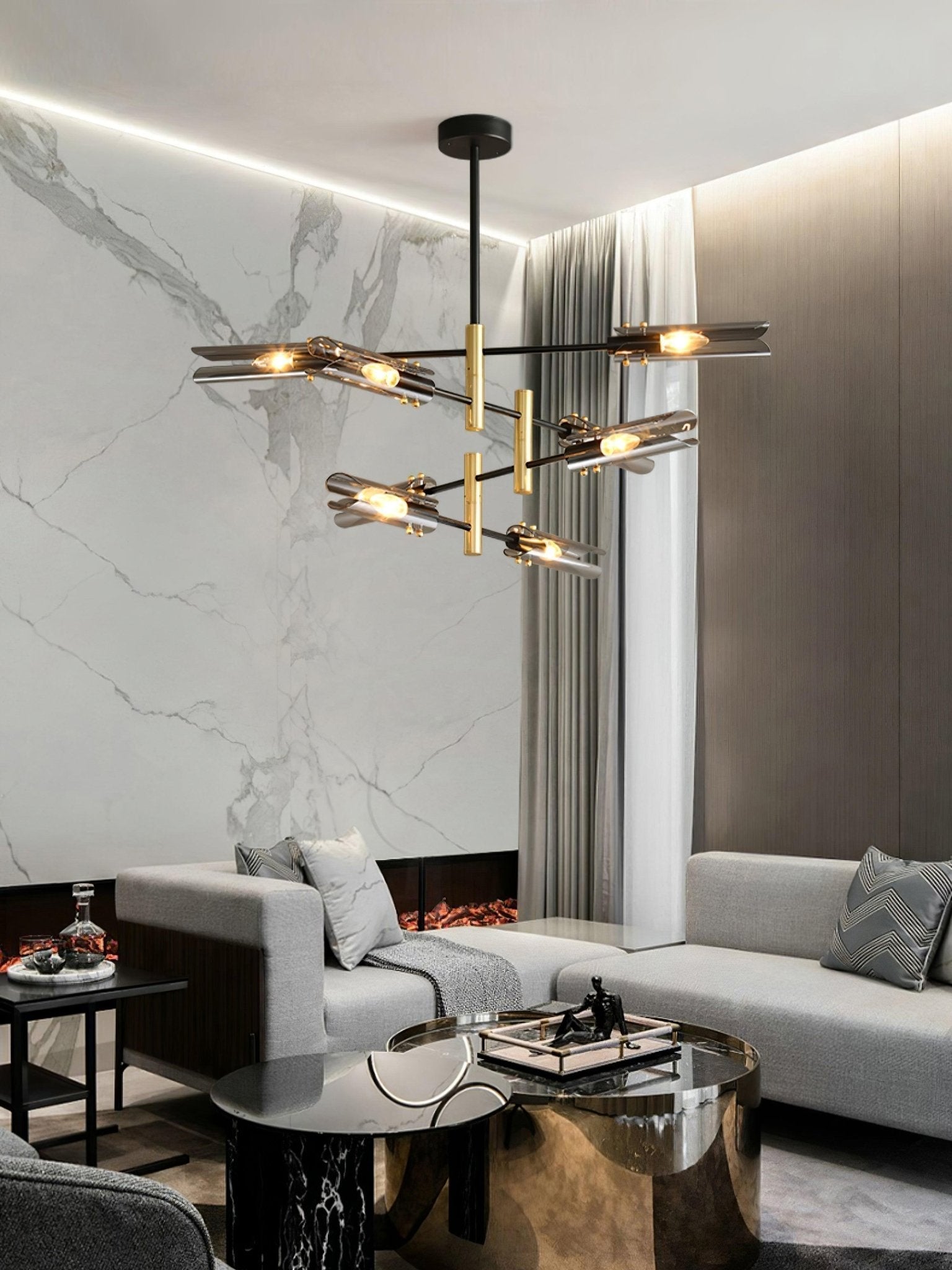 Astrid Double Chandelier - Letslighting