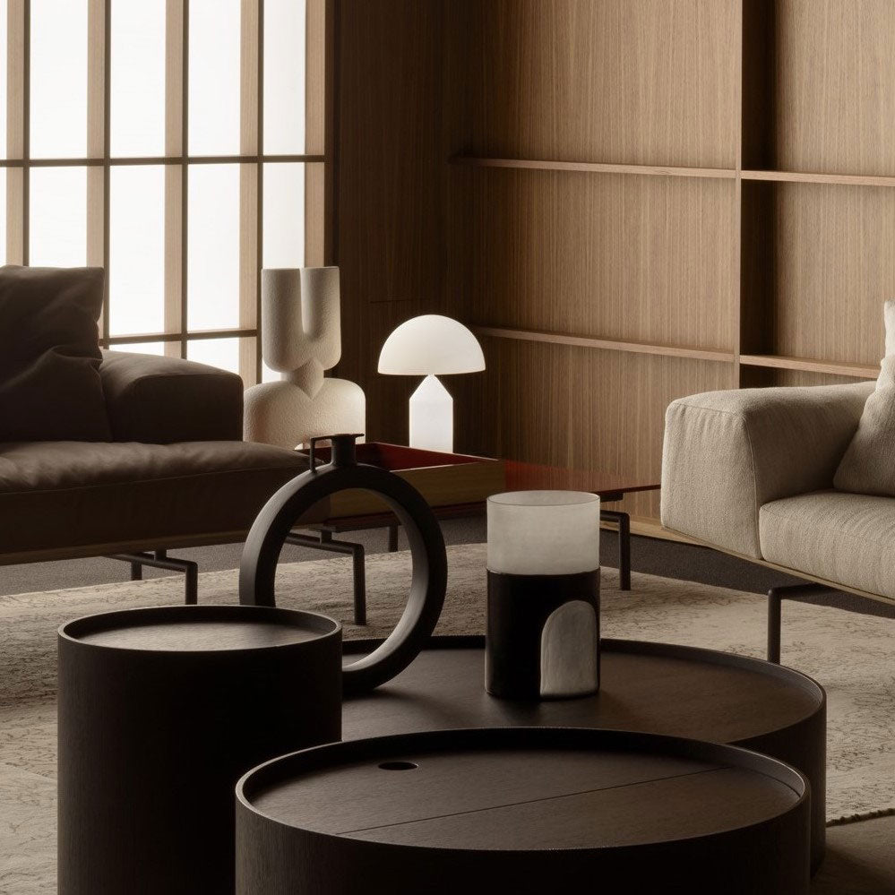 Atollo Glass Table Lamp - Lamp Copper