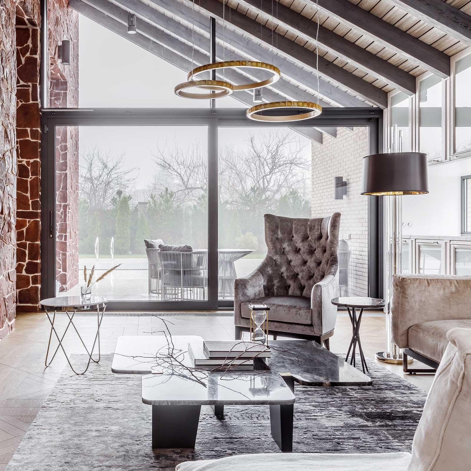 Avzorion Modern Minimalist Ring Glass Metal Chandelier - Letslighting
