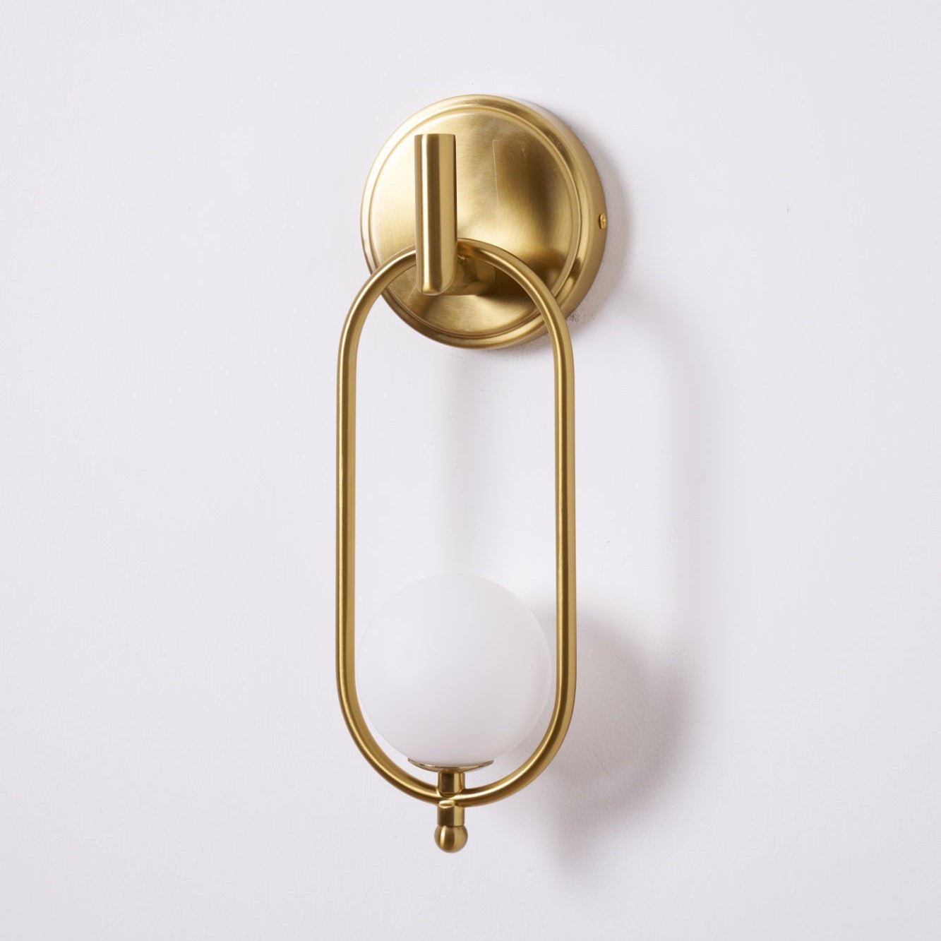 Cumirisra Modern Minimalist Brass Glass Wall Light - Letslighting
