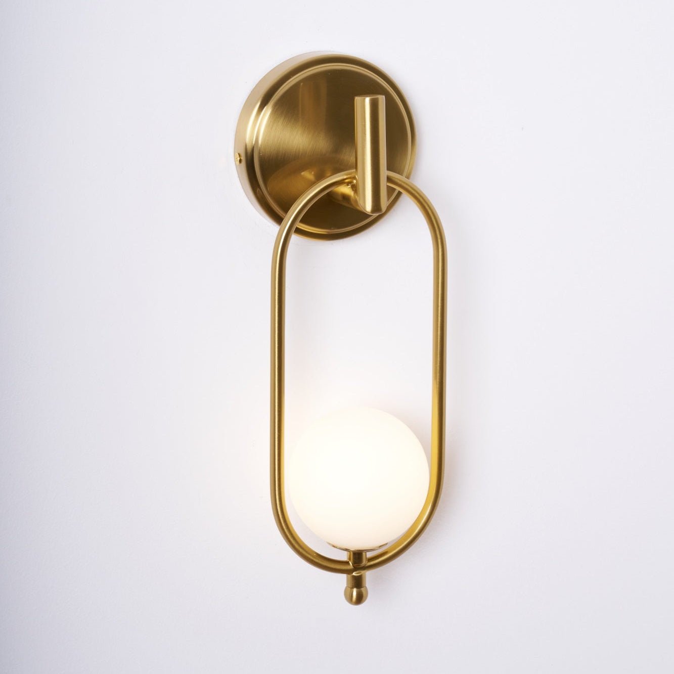 Cumirisra Modern Minimalist Brass Glass Wall Light - Letslighting