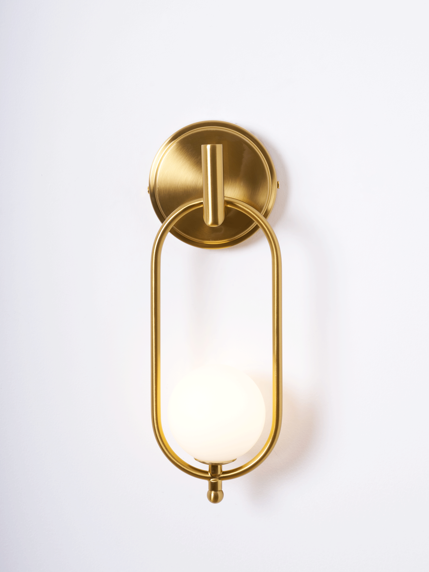 Cumirisra Modern Minimalist Brass Glass Wall Light - Letslighting