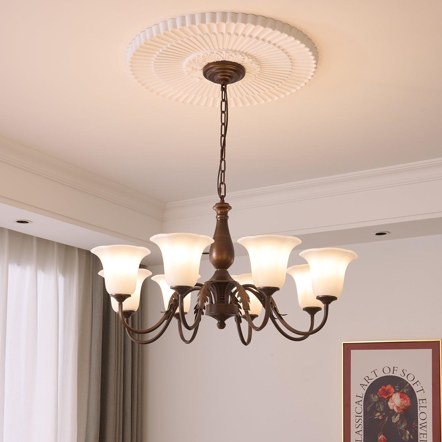 Aurelia Fleur Chandelier - Letslighting