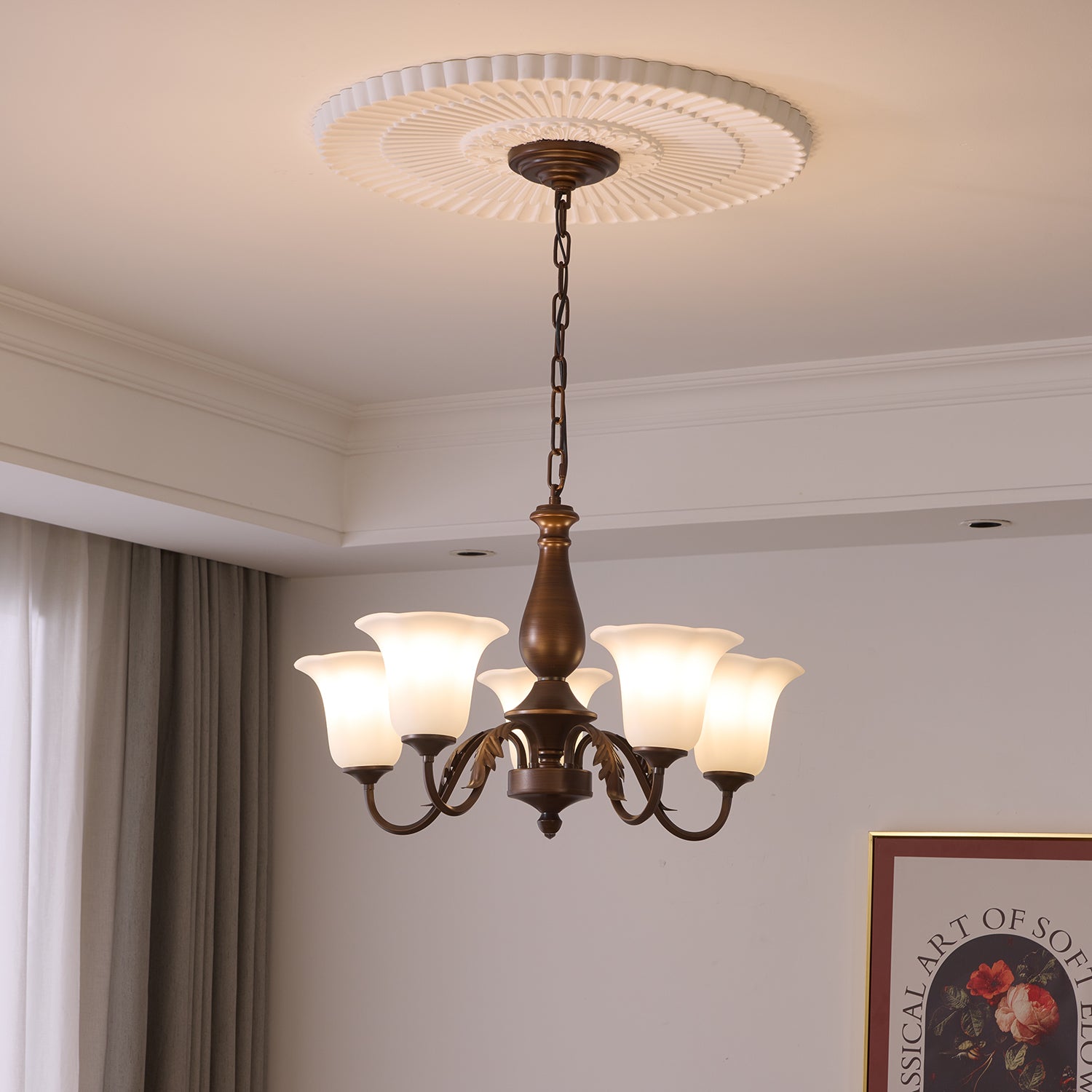 Aurelia Fleur Chandelier - Letslighting