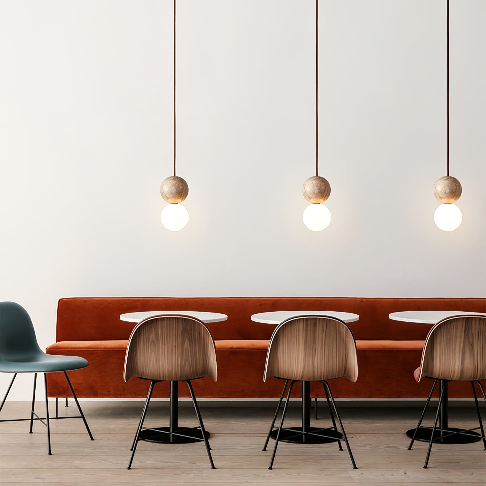 Luna Travertine Pendant Light - Letslighting