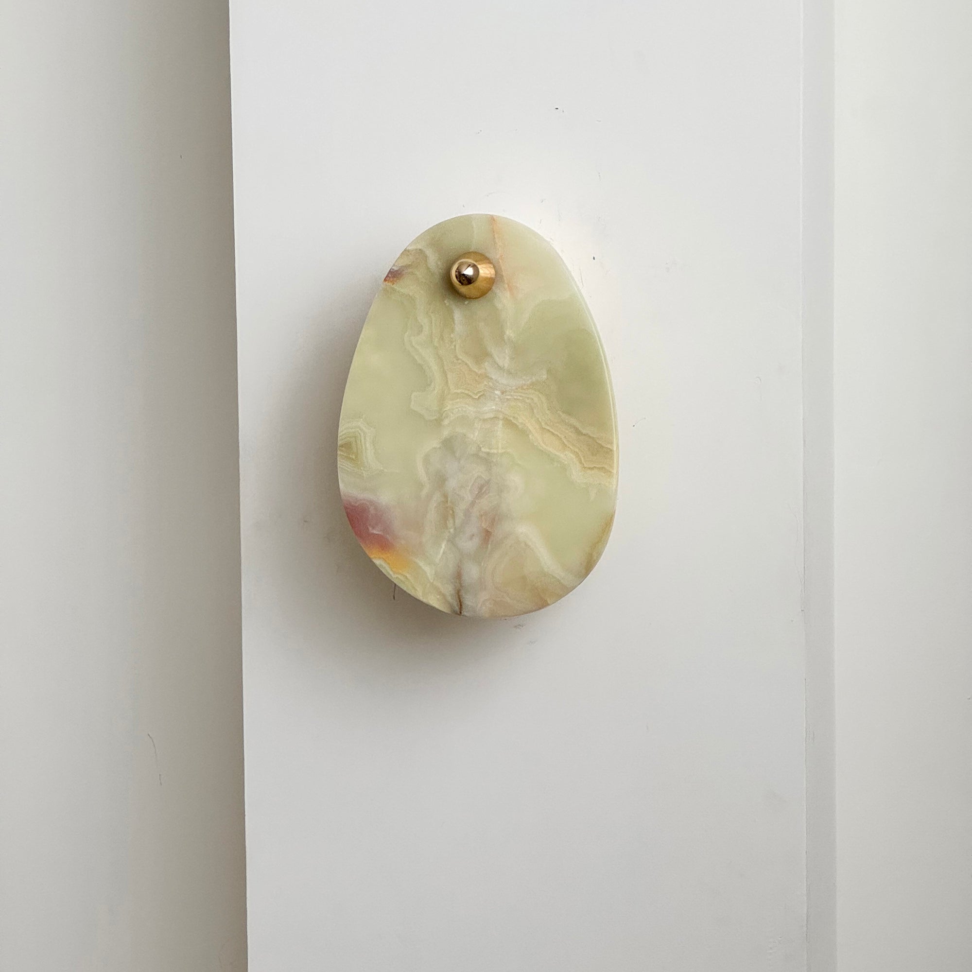 Norduvys Modern Luxurious Metal Marble Wall Lamp - Lamp Copper