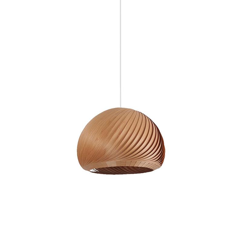 Spiral Vintage Wood Pendant Lamp - Letslighting
