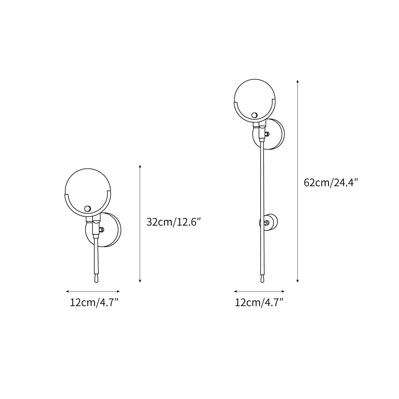 Ljomuvyo Modern Minimalist Brass Alabaster Sconce Wall Lamp - Lamp Copper